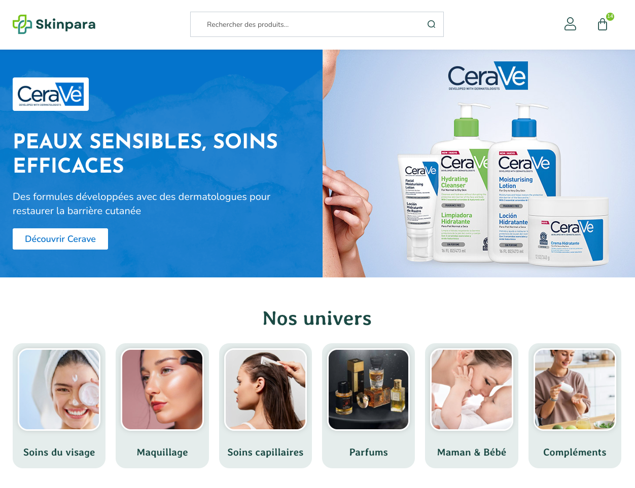 Produits parapharmacie